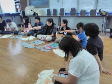 อาสาสมัคร เขียนศิลป์บนเสื้อเพื่อผู้ป่วยเรื้อรัง 26 ม.ค. 62 T-Shirt Painting Volunteer to Support Chronically Ill Patients in Thailand; Jan.26, 19